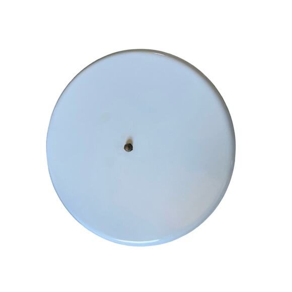 10" MCM Matte Blue Casserole Dish/Cooking Pot with Gold Sputnik Handle - Picture 6 of 9